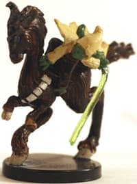 Yoda on Kybuck - The Clone Wars - Star Wars Miniatures card