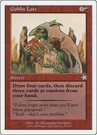 Goblin Lore - Starter 1999 - Magic: The Gathering card