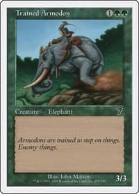 Trained Armodon - 7th Edition - Magic: The Gathering card