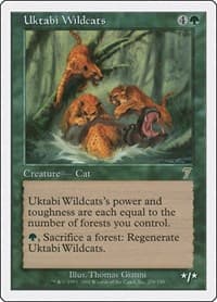 Uktabi Wildcats - 7th Edition - Magic: The Gathering card