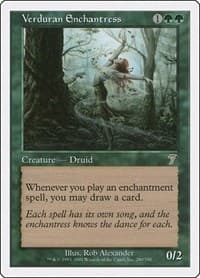 Verduran Enchantress - 7th Edition - Magic: The Gathering card