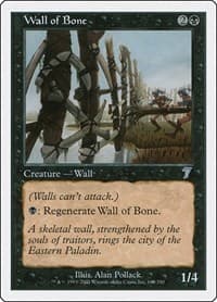 Wall of Bone - 7th Edition - Magic: The Gathering card