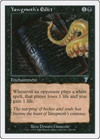 Yawgmoth's Edict - 7th Edition - Magic: The Gathering card