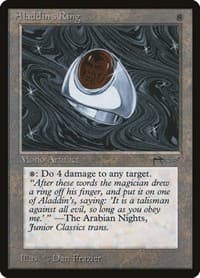 Aladdin's Ring - Arabian Nights - Magic: The Gathering card