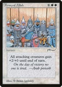 Army of Allah - Arabian Nights - Magic: The Gathering card