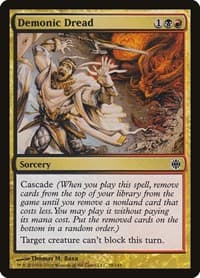 Demonic Dread - Alara Reborn - Magic: The Gathering card