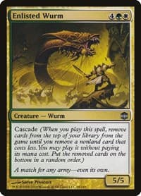 Enlisted Wurm - Alara Reborn - Magic: The Gathering card
