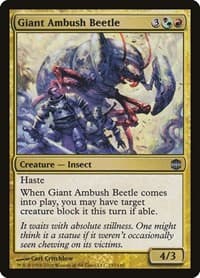 Giant Ambush Beetle - Alara Reborn - Magic: The Gathering card