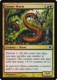 Gorger Wurm - Alara Reborn - Magic: The Gathering card