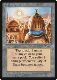 City of Brass - Arabian Nights - Magic: The Gathering card