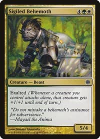 Sigiled Behemoth - Alara Reborn - Magic: The Gathering card