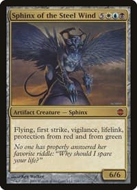 Sphinx of the Steel Wind - Alara Reborn - Magic: The Gathering card