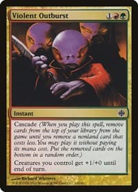 Violent Outburst - Alara Reborn - Magic: The Gathering card