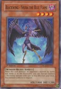 Blackwing - Shura the Blue Flame - Raging Battle - YuGiOh card