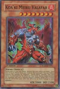 Koa'ki Meiru Valafar - Raging Battle - YuGiOh card