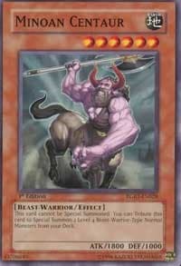 Minoan Centaur - Raging Battle - YuGiOh card