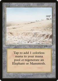 Elephant Graveyard - Arabian Nights - Magic: The Gathering card