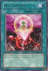 One for One - Raging Battle - YuGiOh card