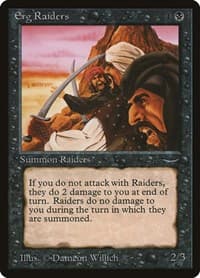 Erg Raiders - Arabian Nights - Magic: The Gathering card