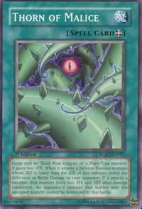 Thorn of Malice - Raging Battle - YuGiOh card
