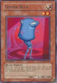 Ojama Blue - Raging Battle - YuGiOh card