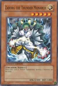 Zaborg the Thunder Monarch - Gold Series 2009 - YuGiOh card