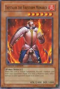 Thestalos the Firestorm Monarch - Gold Series 2009 - YuGiOh card