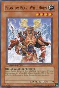Phantom Beast Wild-Horn - Gold Series 2009 - YuGiOh card