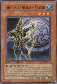 The Six Samurai - Yaichi - Gold Series 2009 - YuGiOh card