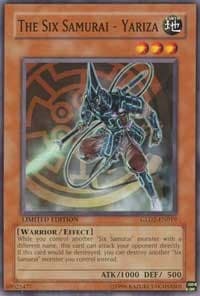 The Six Samurai - Yariza - Gold Series 2009 - YuGiOh card