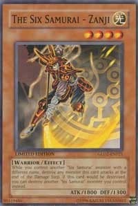 The Six Samurai - Zanji - Gold Series 2009 - YuGiOh card