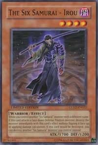 The Six Samurai - Irou - Gold Series 2009 - YuGiOh card