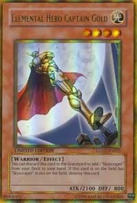 Elemental Hero Captain Gold - Gold Series 2009 - YuGiOh card