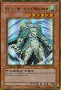Raiza the Storm Monarch - Gold Series 2009 - YuGiOh card