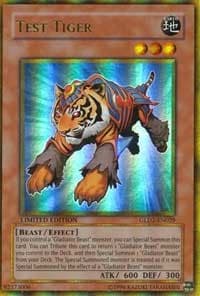 Test Tiger - Gold Series 2009 - YuGiOh card