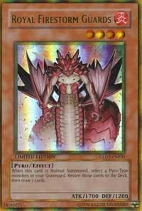 Royal Firestorm Guards - Gold Series 2009 - YuGiOh card