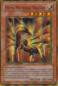 Prime Material Dragon - Gold Series 2009 - YuGiOh card