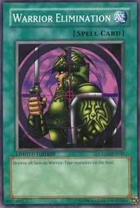 Warrior Elimination - Gold Series 2009 - YuGiOh card
