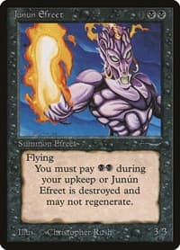Junun Efreet - Arabian Nights - Magic: The Gathering card