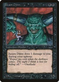 Juzam Djinn - Arabian Nights - Magic: The Gathering card