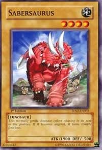 Sabersaurus - 5D's Starter Deck 2009 - YuGiOh card