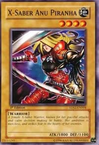 X-Saber Anu Piranha - 5D's Starter Deck 2009 - YuGiOh card