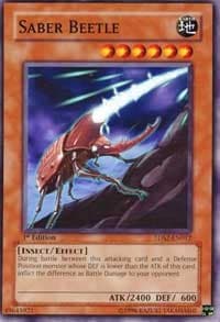 Saber Beetle - 5D's Starter Deck 2009 - YuGiOh card