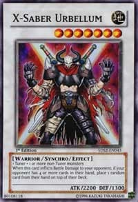 X-Saber Urbellum - 5D's Starter Deck 2009 - YuGiOh card