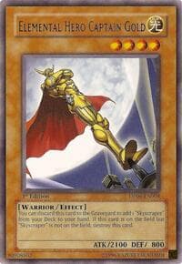Elemental Hero Captain Gold - Duelist Pack 6: Jaden Yuki 3 - YuGiOh card