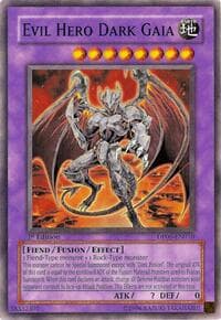 Evil Hero Dark Gaia - Duelist Pack 6: Jaden Yuki 3 - YuGiOh card