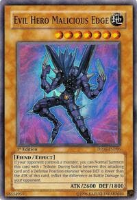 Evil Hero Malicious Edge - Duelist Pack 6: Jaden Yuki 3 - YuGiOh card