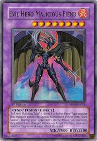 Evil Hero Malicious Fiend - Duelist Pack 6: Jaden Yuki 3 - YuGiOh card