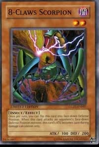 8-Claws Scorpion - Gold Series 2008 - YuGiOh card