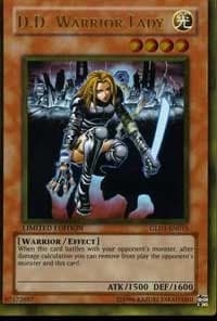 D.D. Warrior Lady - Gold Series 2008 - YuGiOh card